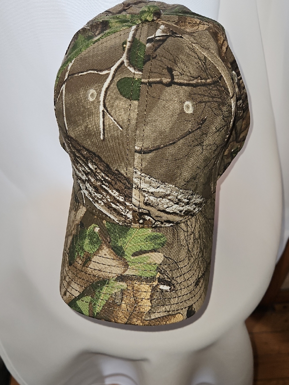 Under Armour Camo Baseball Cap in Brown and Green